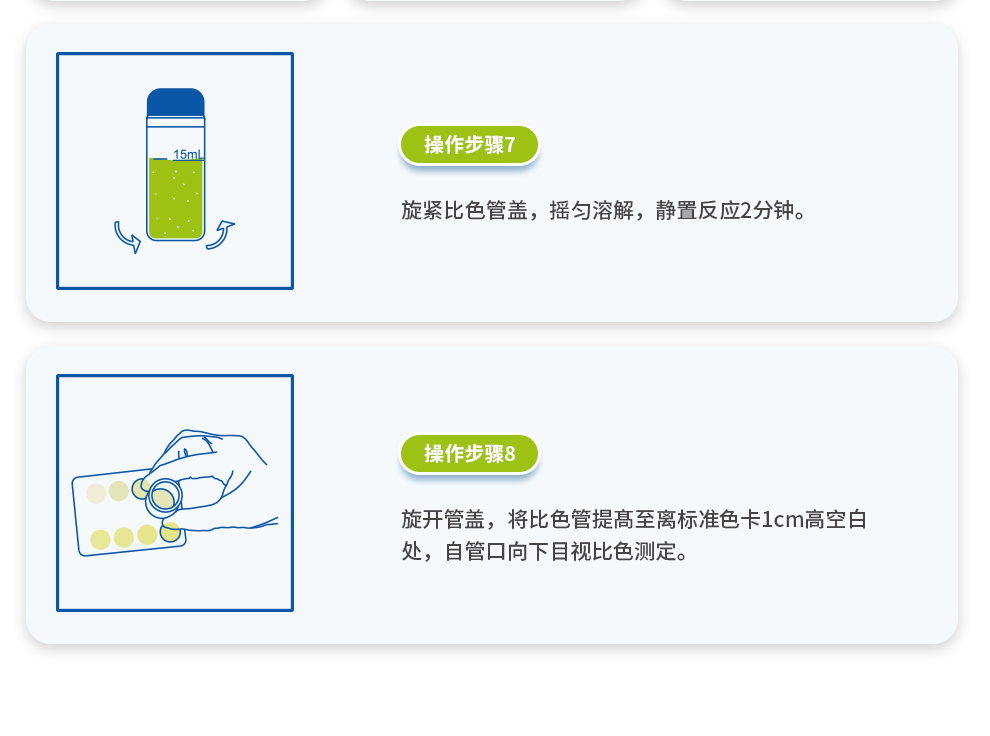 偏硅酸測定試劑盒（5-200mg/L）操作步驟圖2